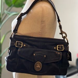 Classy Black Coach Handbag